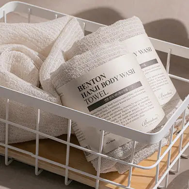 BENTON Hanji Body Wash Towel prausimosi rankšluostis