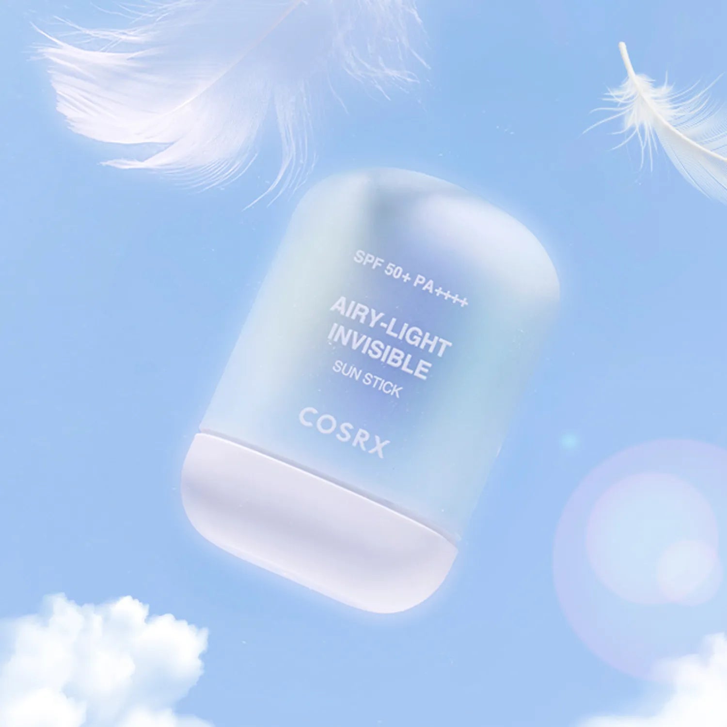 COSRX Airy-Light Invisible Sun Stick SPF50+ pieštukinė apsauga nuo saulės