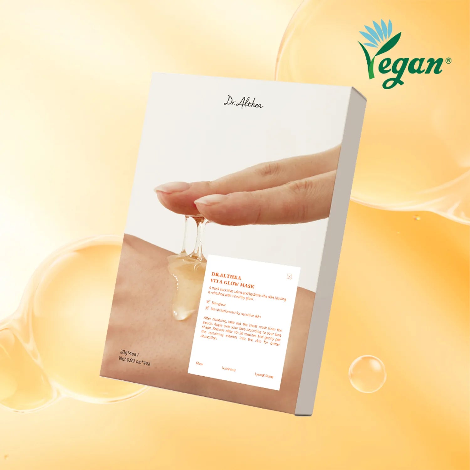 DR.ALTHEA Vita Glow Mask lakštinė veido kaukė