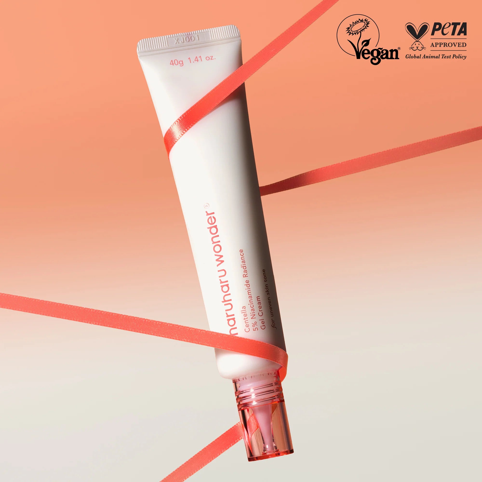HARUHARU WONDER Centella 5% Niacinamide Radiance Gel Cream gelinis veido kremas