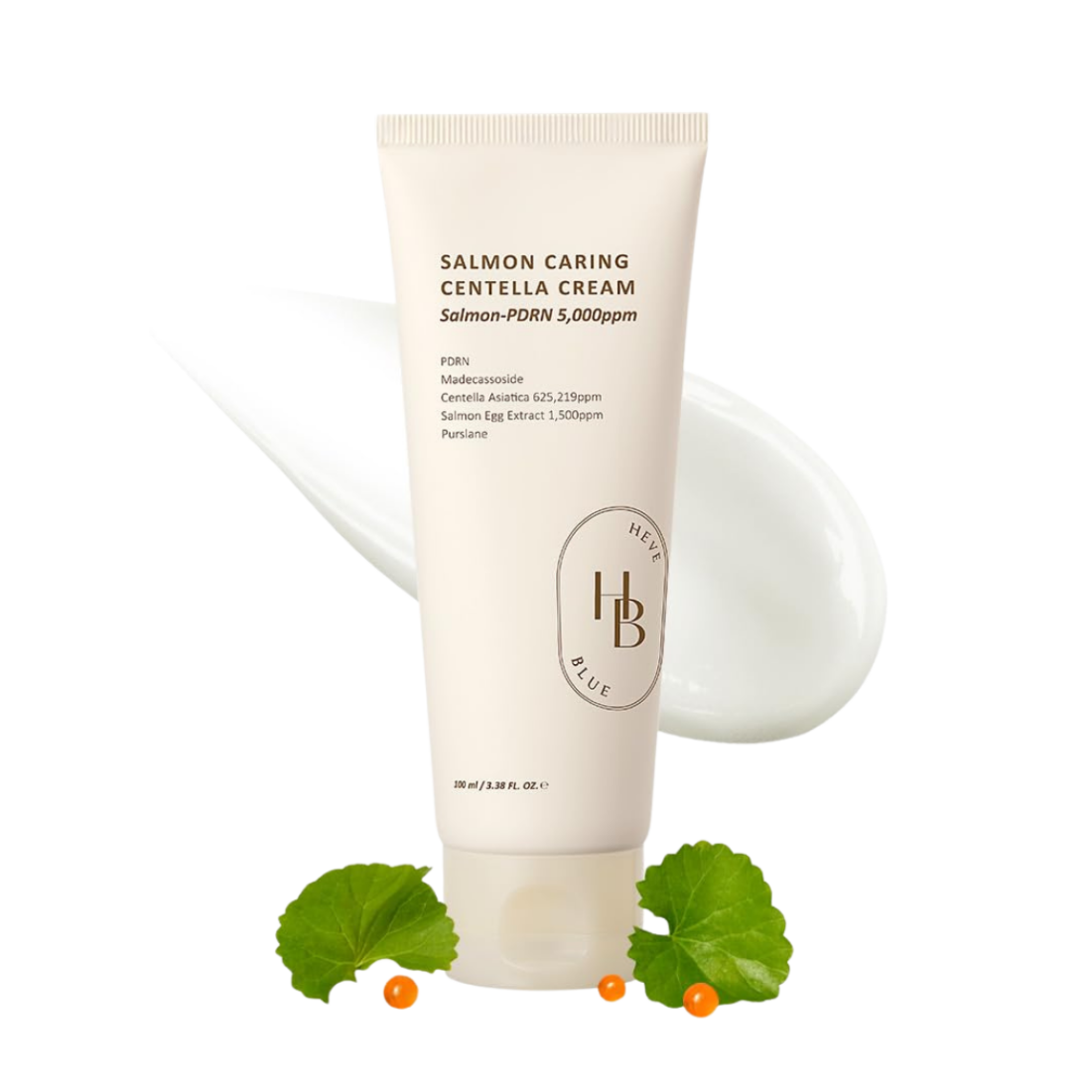 HEVEBLUE Salmon Caring Centella Cream veido kremas