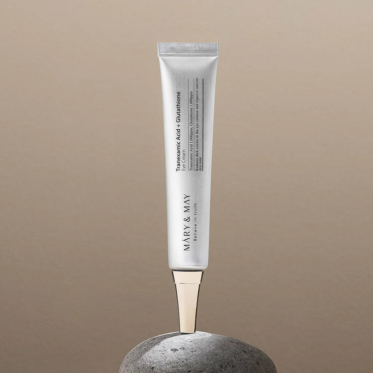 MARY&MAY Tranexamic Acid + Glutathion Eye Cream paakių kremas