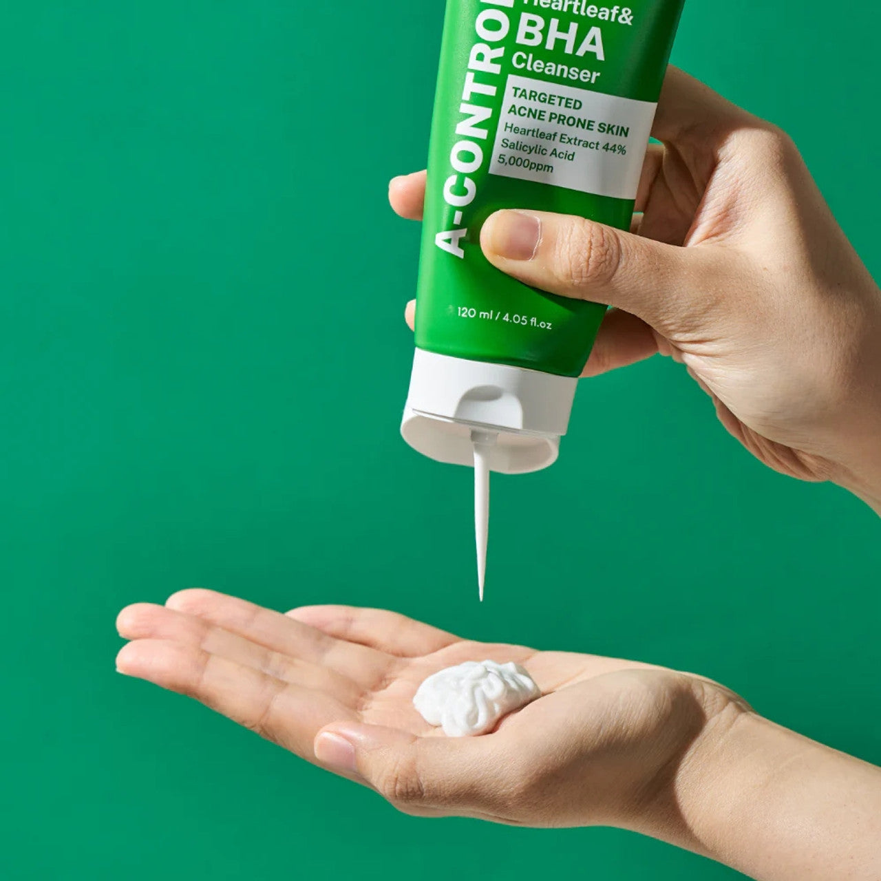 Nine Less A-Control Heartleaf & BHA Cleanser veido prausiklis