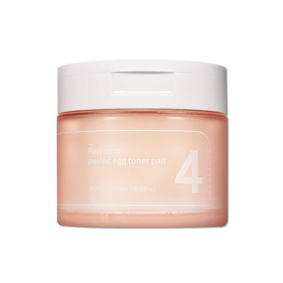 NUMBUZIN No. 4 Pore Zero Peeled Egg Toner Pad veido padeliai