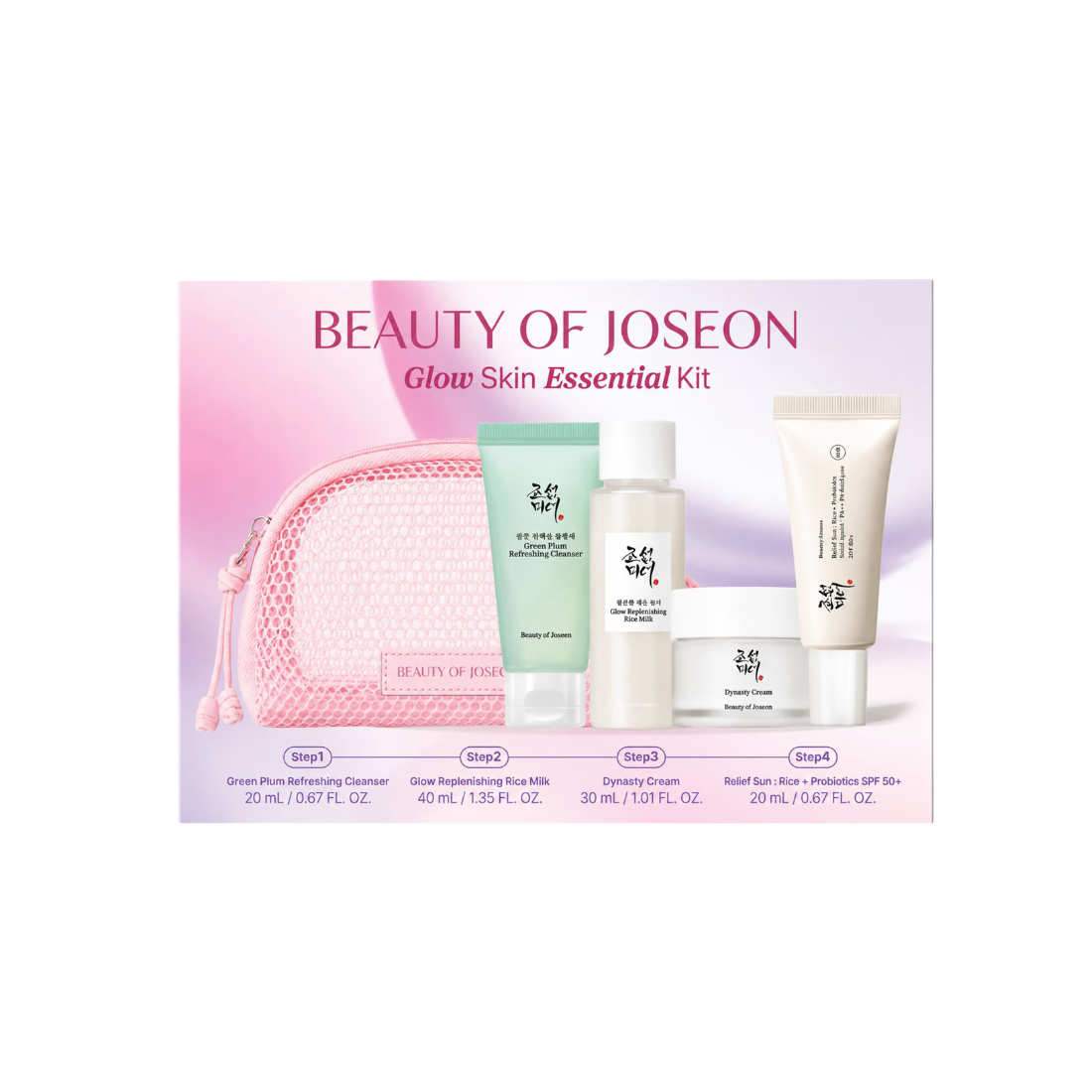 BEAUTY OF JOSEON Glow Skin Essential Kit matkakokosetti