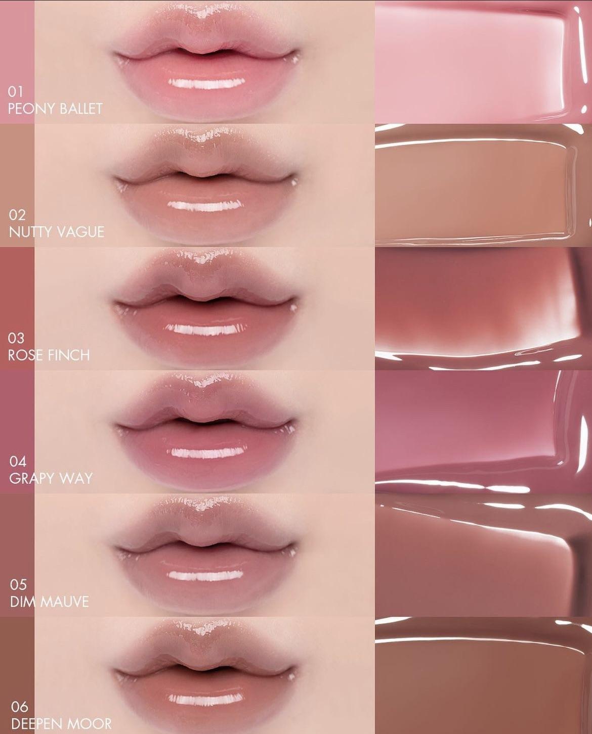 ROMAND Glasting Color Gloss lūpų blizgis