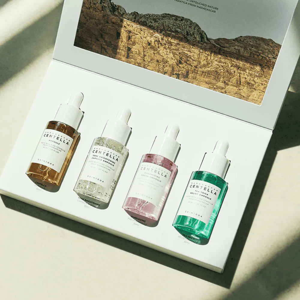 SKIN1004 Madagascar Centella Ampoule Kit mini serumų rinkinys